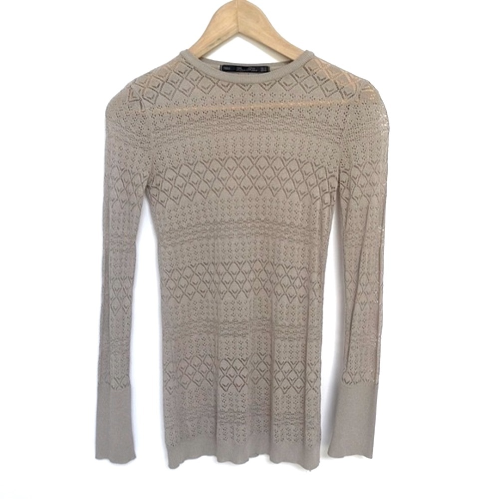 Zara Knit Beige Sweater